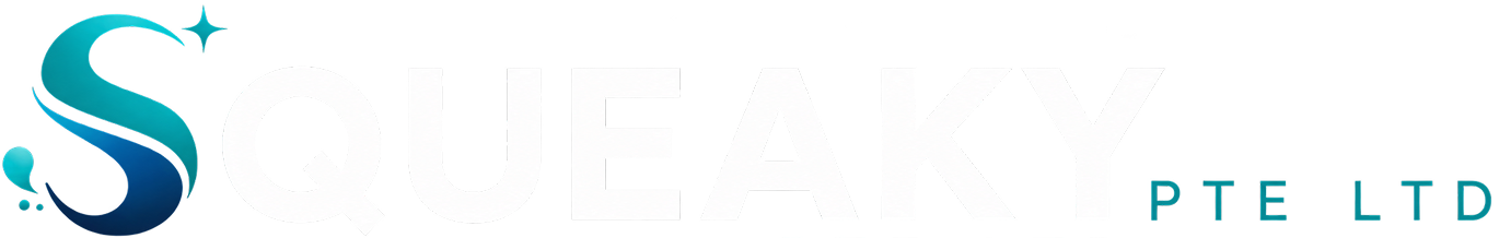Squeaky logo